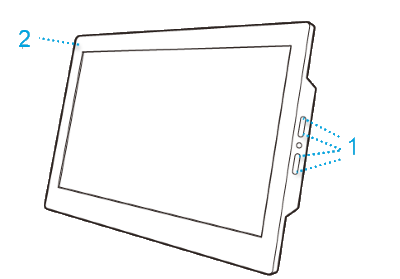 Wacom Pen Holder for DTH-2452 and DTK-2451 Displays 10-Pack Grip ACK43610K