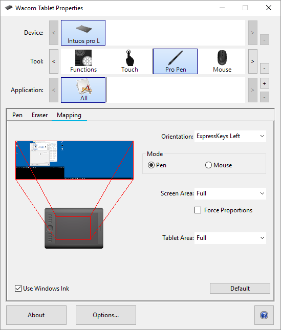 open canvas 6 tablet no calibrated