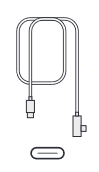 cable USB con un conector en ángulo recto